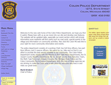 Tablet Screenshot of colonpolice.com